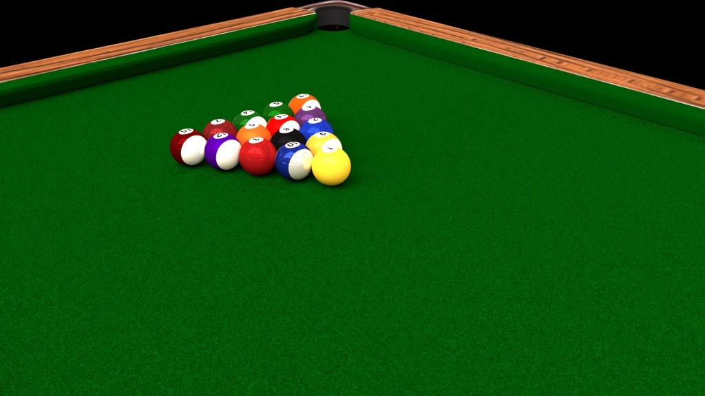 Test rigid body on pool-table preview image 1